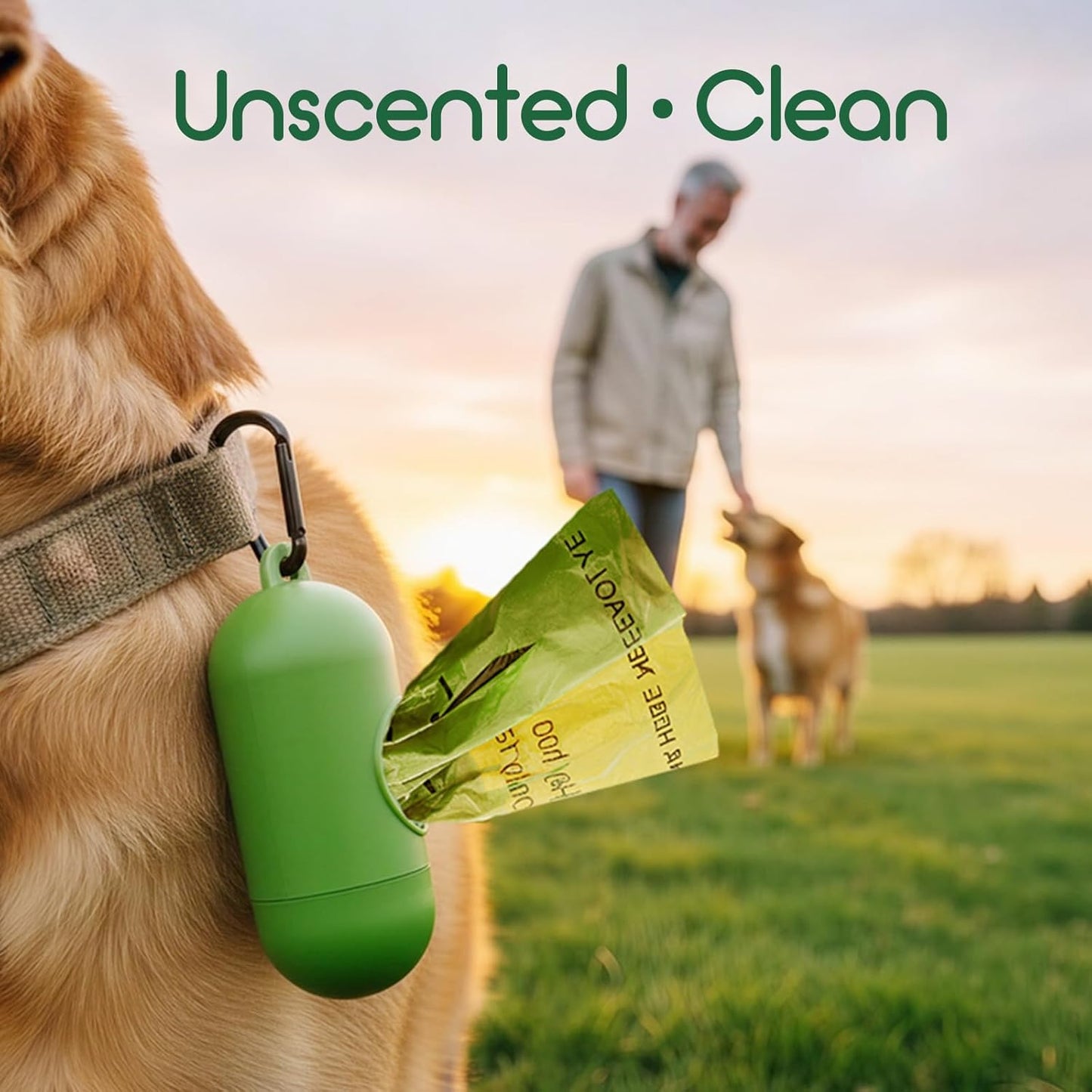 Premium Biodegradable Dog Poop Bags – 360 Count | Leak-Proof | 24 Rolls with Dispenser ⭐